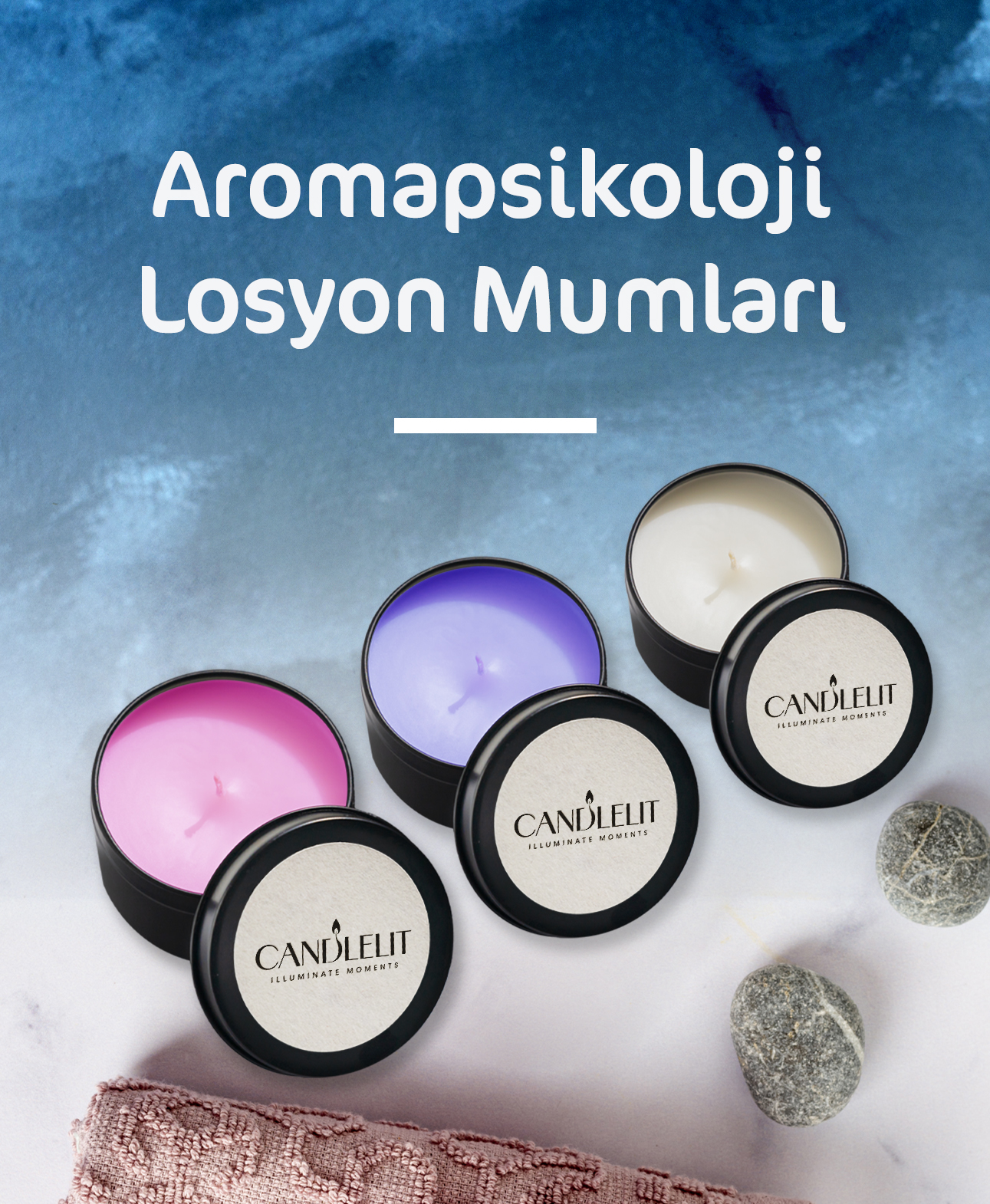 Aromapsikoloji Losyon Mumları